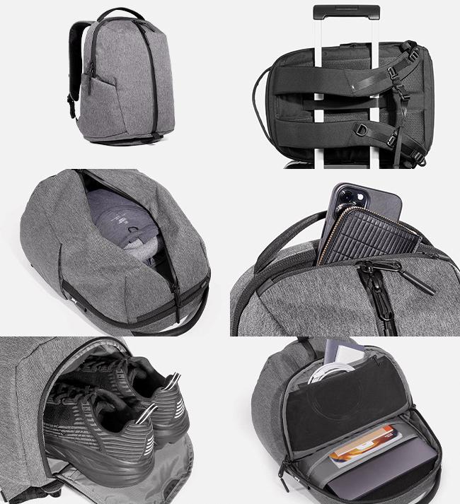エアー Duffel pack 3 ブラック バックパック リュック Aer Duffel Pack 3 リュック ジム シューズ 収納 エアー アクティブ