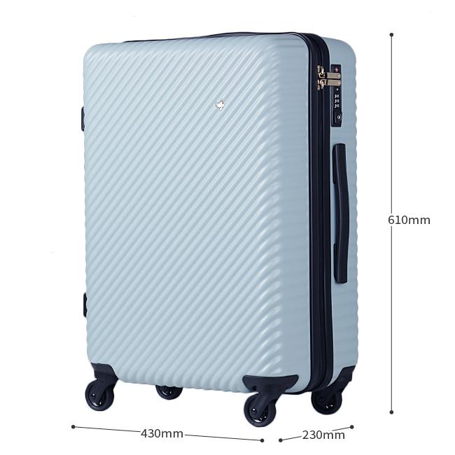 10年保証＋特典付き】エース ハント マイン スーツケース Mサイズ 47L