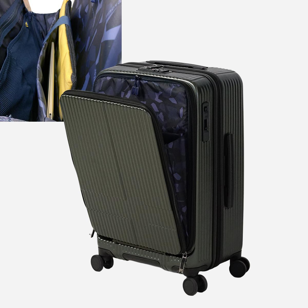 24色展開/2年保証】イノベーター スーツケース Mサイズ 55L 24インチ