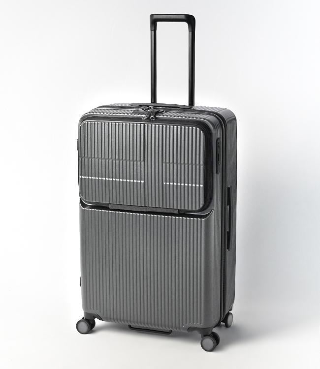 2年保証＋イノベーター スーツケース Lサイズ 92L フロントオープン 前