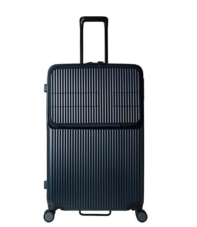 2年保証＋イノベーター スーツケース Lサイズ 92L フロントオープン 前