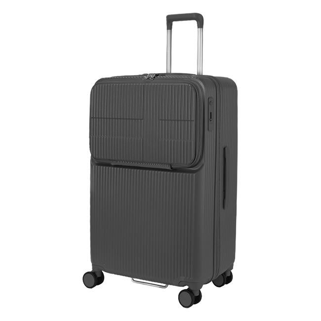 2年保証＋イノベーター スーツケース Lサイズ 92L フロントオープン 前