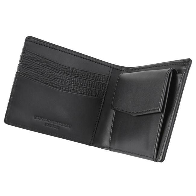 キャサリンハムネット プリズム 二つ折り財布 KATHARINE HAMNETT LONDON kh-490-50502