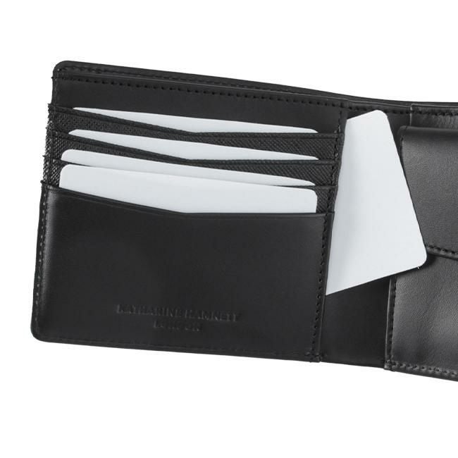 キャサリンハムネット プリズム 二つ折り財布 KATHARINE HAMNETT LONDON kh-490-50502