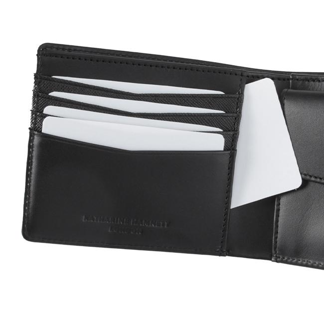 キャサリンハムネット プリズム 二つ折り財布 KATHARINE HAMNETT LONDON kh-490-50502