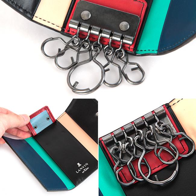 ランバンオンブルー スタンパ キーケース キーホルダー LANVIN en Bleu lenb-522601