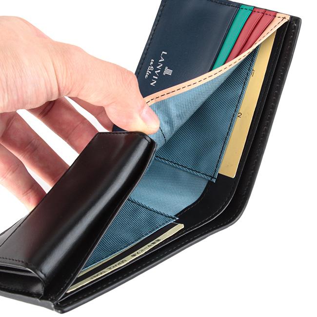 ランバンオンブルー スタンパ 二つ折り財布 LANVIN en Bleu lenb-522603