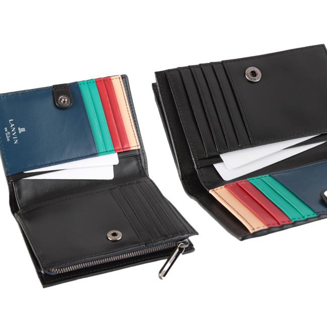 ランバンオンブルー スタンパ ミドル財布 LANVIN en Bleu lenb-522604