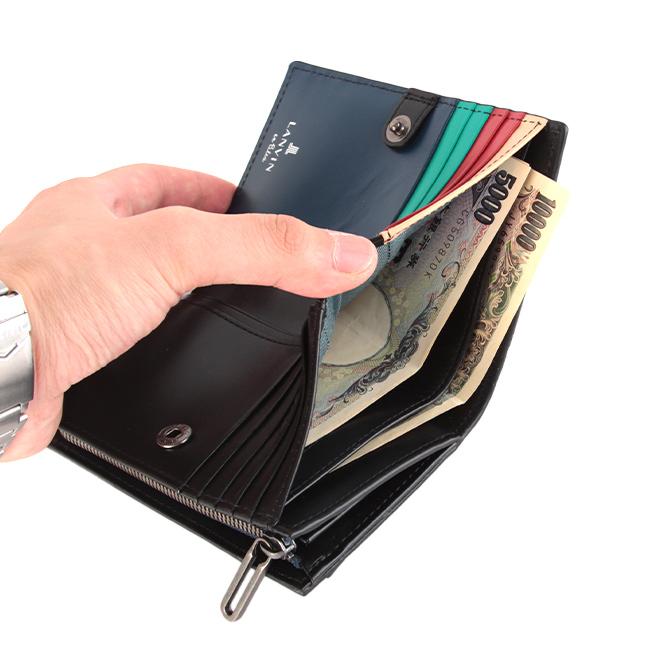 ランバンオンブルー スタンパ ミドル財布 LANVIN en Bleu lenb-522604