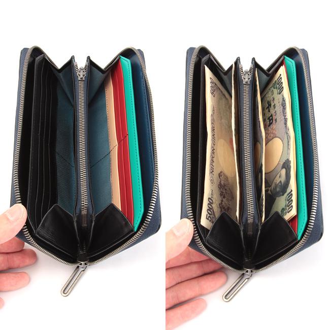 ランバンオンブルー スタンパ 長財布 LANVIN en Bleu lenb-522605