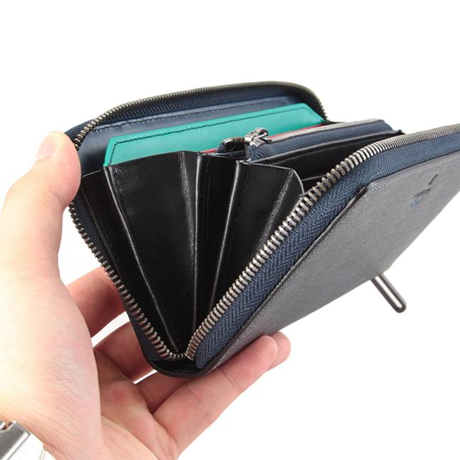 ランバンオンブルー スタンパ 長財布 LANVIN en Bleu lenb-522605