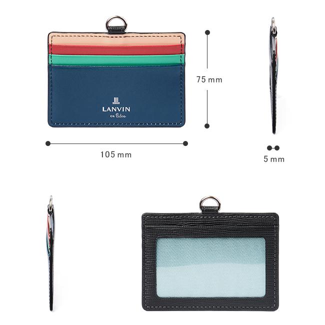 ランバンオンブルー スタンパ カードケース 名刺入れ LANVIN en Bleu lenb-522606