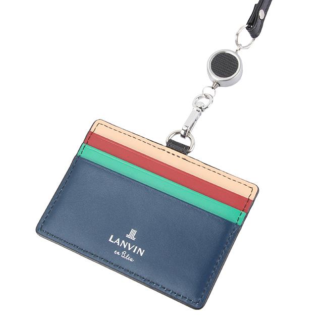 ランバンオンブルー スタンパ カードケース 名刺入れ LANVIN en Bleu lenb-522606