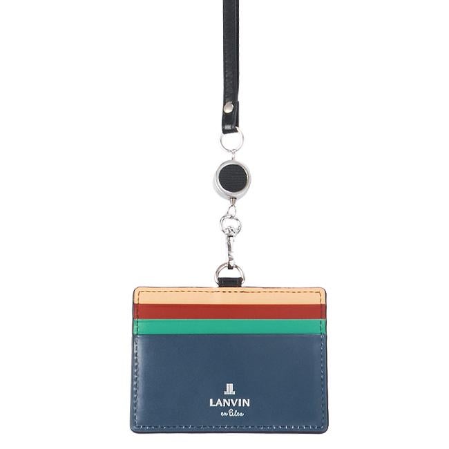 ランバンオンブルー スタンパ カードケース 名刺入れ LANVIN en Bleu lenb-522606