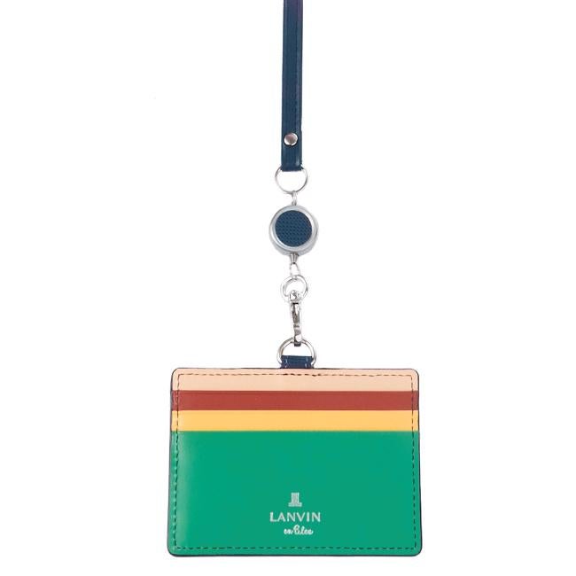 ランバンオンブルー スタンパ カードケース 名刺入れ LANVIN en Bleu lenb-522606