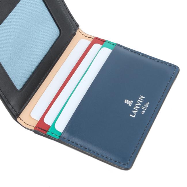 ランバンオンブルー スタンパ カードケース 名刺入れ LANVIN en Bleu lenb-522607