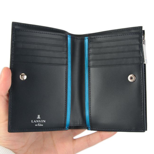 ランバンオンブルー パーシャル 二つ折り財布 LANVIN en Bleu lenb-555614