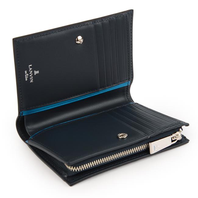 ランバンオンブルー パーシャル 二つ折り財布 LANVIN en Bleu lenb-555614