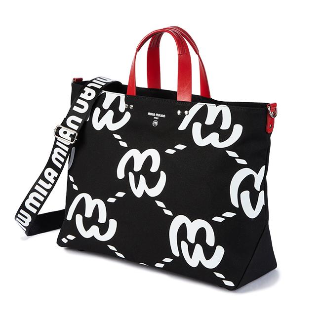 ミラミラン トートバッグ ショルダー A4 B4 2WAY mila milan 259712