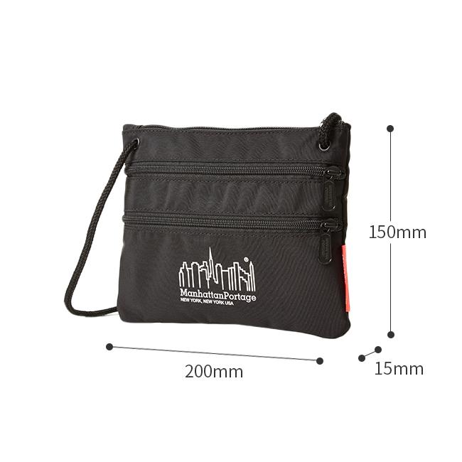 マンハッタンポーテージ トリプルジッパー サコッシュ Manhattan Portage mp-tzp-s