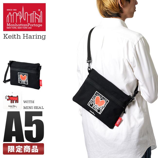 マンハッタンポーテージ キースヘリング【LTD】 サコッシュ Manhattan Portage mp1084cvlkh21