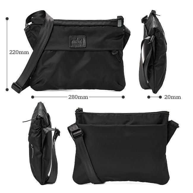 マンハッタンポーテージ ブラックレーベル ツイルナイロン サコッシュ Manhattan Portage BLACK LABEL mp1095twlbl