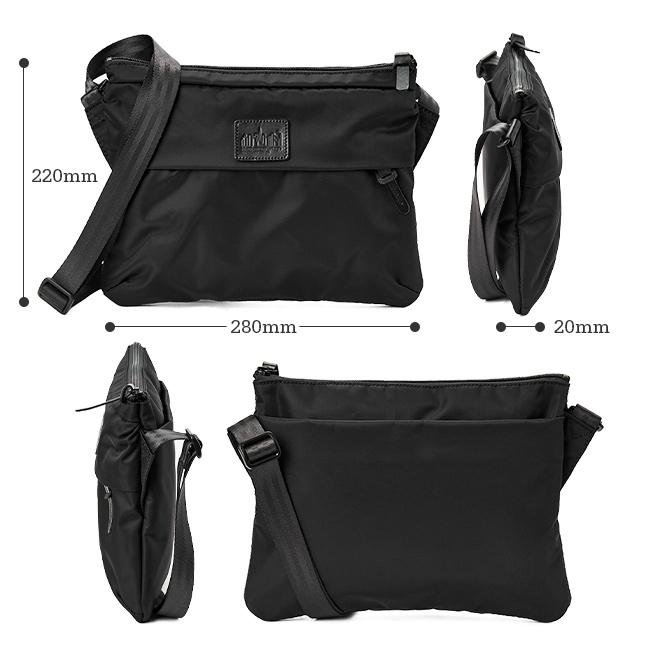 マンハッタンポーテージ ブラックレーベル ツイルナイロン サコッシュ Manhattan Portage BLACK LABEL mp1095twlbl
