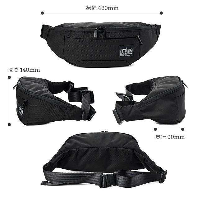 マンハッタンポーテージ ブラックレーベル バリスティック ウエストバッグ Manhattan Portage BLACK LABEL mp1110bl