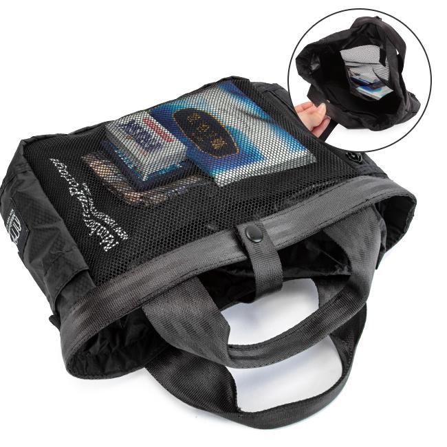 マンハッタンポーテージ ブラックレーベル リップストップ トートバッグ Manhattan Portage BLACK LABEL mp1339rsnbl