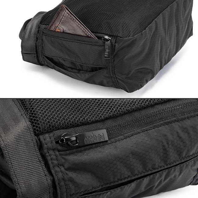 マンハッタンポーテージ ブラックレーベル リップストップ トートバッグ Manhattan Portage BLACK LABEL mp1339rsnbl
