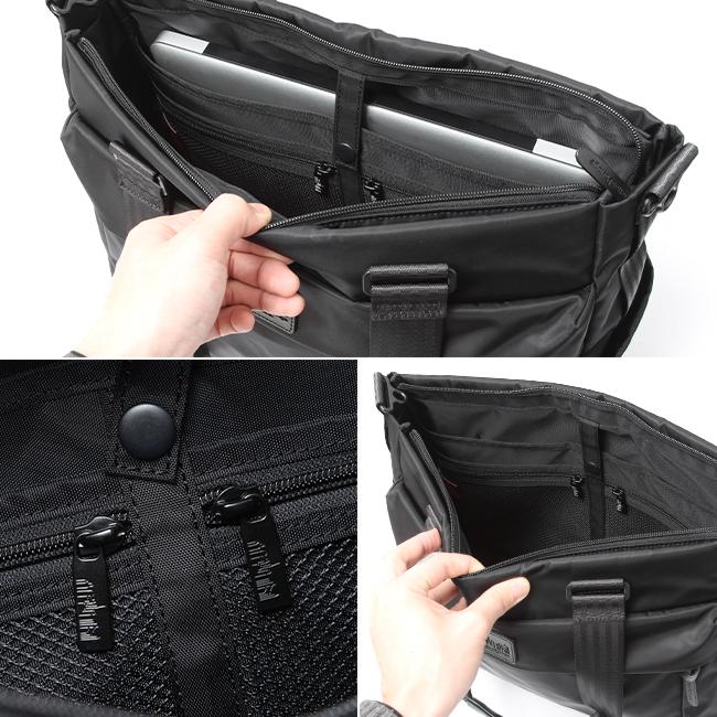 マンハッタンポーテージ ブラックレーベル ツイルナイロン トートバッグ Manhattan Portage BLACK LABEL mp1344twlbl
