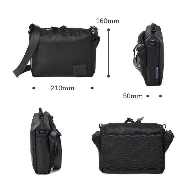 マンハッタンポーテージ ブラックレーベル ツイルナイロン ショルダーバッグ Manhattan Portage BLACK LABEL mp1488twlbl-marka