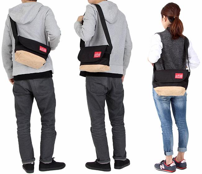 マンハッタンポーテージ スウェードファブリック メッセンジャーバッグ Manhattan Portage mp1605jrsd12