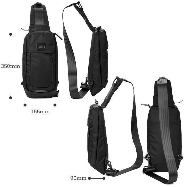 マンハッタンポーテージ ブラックレーベル ツイルナイロン ボディバッグ Manhattan Portage BLACK LABEL mp1922twlbl