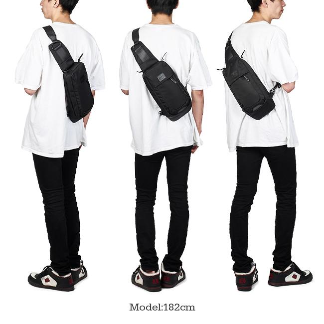 マンハッタンポーテージ ブラックレーベル ツイルナイロン ボディバッグ Manhattan Portage BLACK LABEL mp1922twlbl