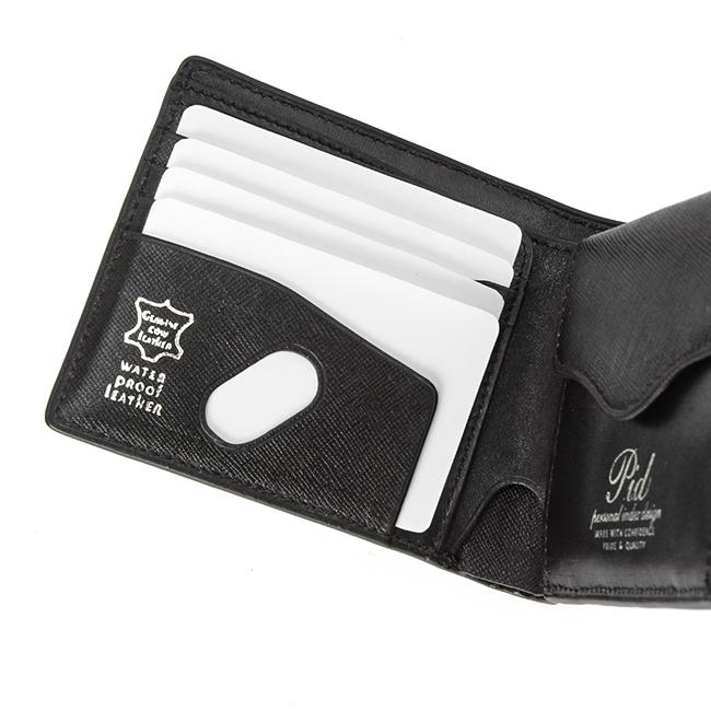 p.i.d エクリール 二つ折り財布  paz1503