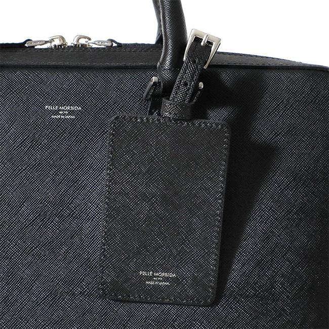 ペッレモルビダ キャピターノ2way ビジネスバッグ ブリーフケース ブラック PELLE MORBIDA（ペッレ モルビダ） ケアセット＋選べるノベルティ