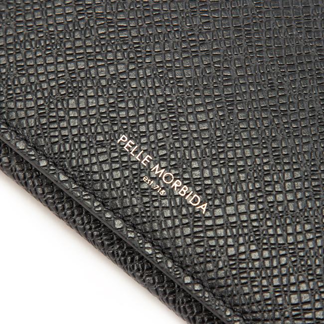 ペッレモルビダ 名刺入れ 型押しレザー PELLE MORBIDA PMO-BA305