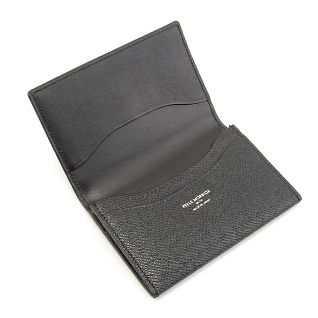 ペッレモルビダ 名刺入れ 型押しレザー PELLE MORBIDA PMO-BA305