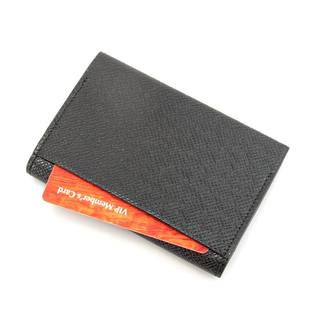 ペッレモルビダ 名刺入れ 型押しレザー PELLE MORBIDA PMO-BA305