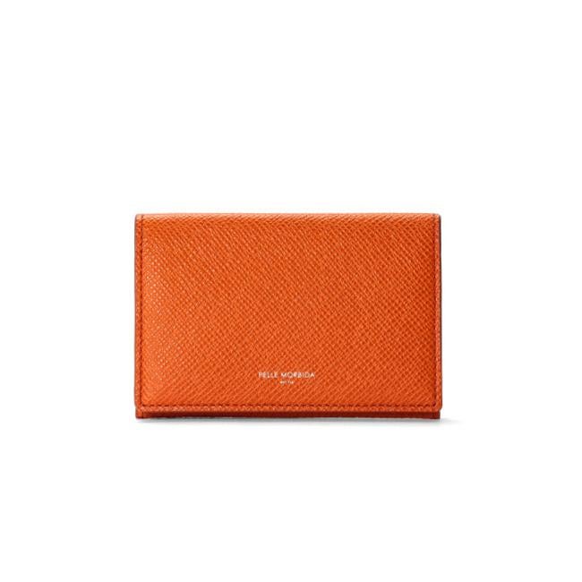 ペッレモルビダ 名刺入れ 型押しレザー PELLE MORBIDA PMO-BA305