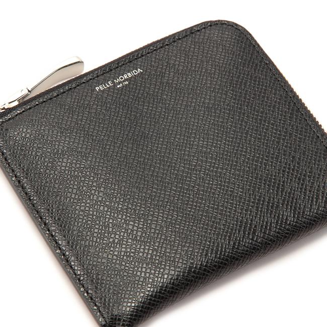 決算セール対象】ペッレモルビダ L字ファスナー 半札サイズ PELLE