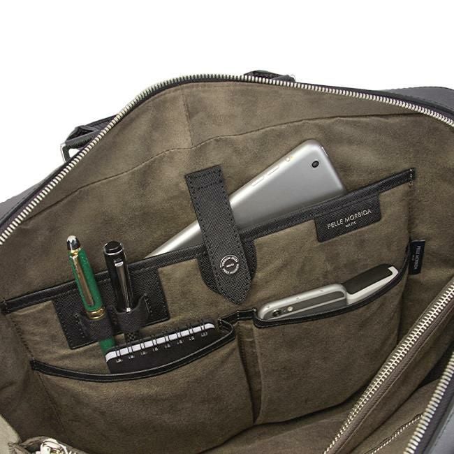 ペッレモルビダ キャピターノ ブリーフケース PELLE MORBIDA pmo-ca013a