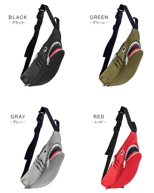 モーンクリエイションズ シャーク ボディバッグ  sk-110