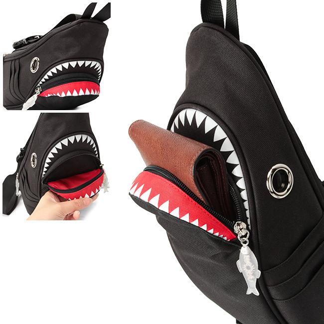 モーンクリエイションズ シャーク ボディバッグ  sk-110