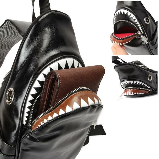 モーンクリエイションズ シャーク ボディバッグ  sk-529