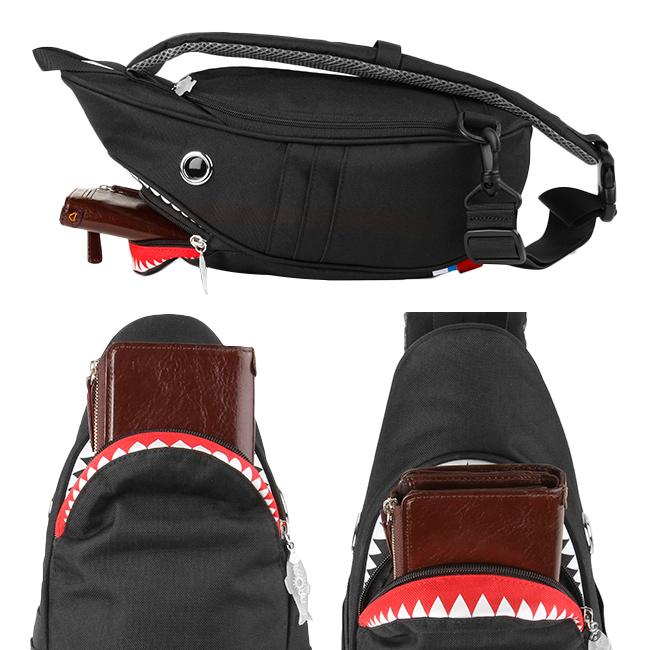 モーンクリエイションズ シャーク ボディバッグ  sks