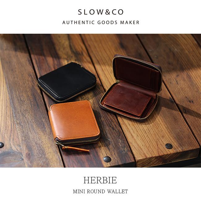 SLOW スロウ 二つ折り財布 ミニ財布 ハービー ミニウォレット ラウンド