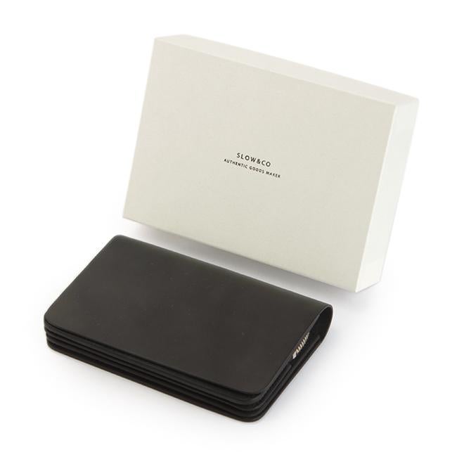 スロウ コードバン×イングラサット ミドル財布 SLOW so774j