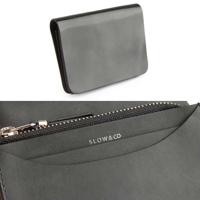 スロウ コードバン×イングラサット ミニウォレット SLOW so775j